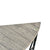 Crestview Collection Bengal Manor Iron and Marble Demilune Power Console