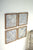 Kalalou Set Of 4 Framed Tropical Pressed Metal Tiles | Modishstore | Wall Decor