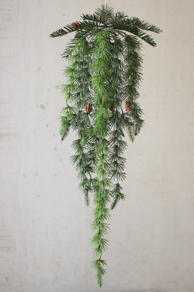 Kalalou Hanging Pine With Cones - Set of 6 | Modishstore | Botanicals