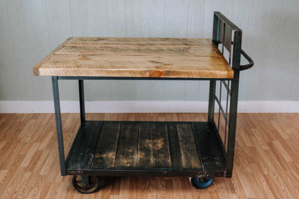 Napa East Vintage Factory Cart Table