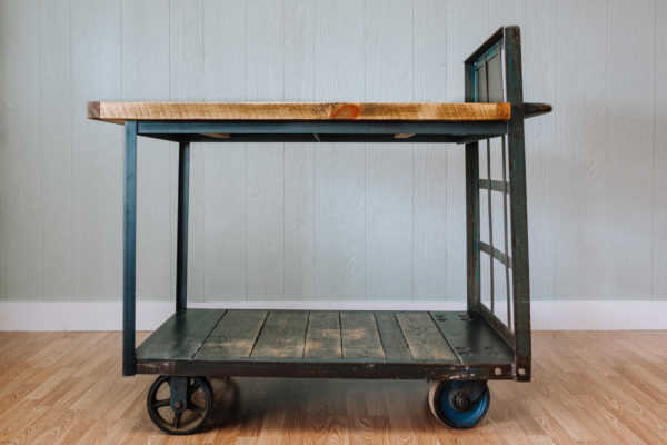Napa East Vintage Factory Cart Table