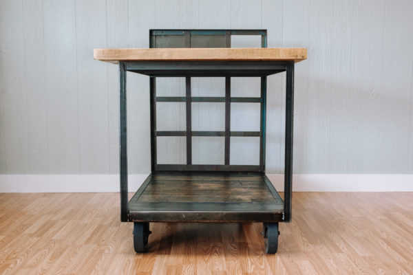 Napa East Vintage Factory Cart Table