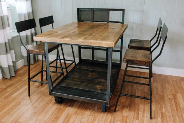 Napa East Vintage Factory Cart Table