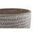 A&B Home Five Round Pots with White Net Finish