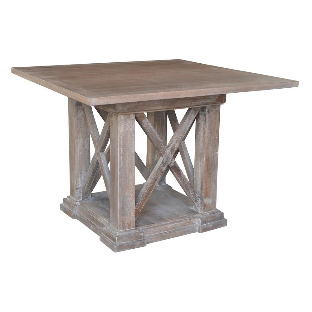 A&B Home Square Grey Washed Table
