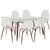 LumiSource Clara Dining Set-7