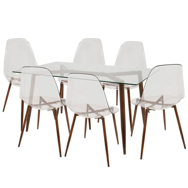 LumiSource Clara Dining Set-8