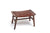Masaya Wood & Leather Ottoman
