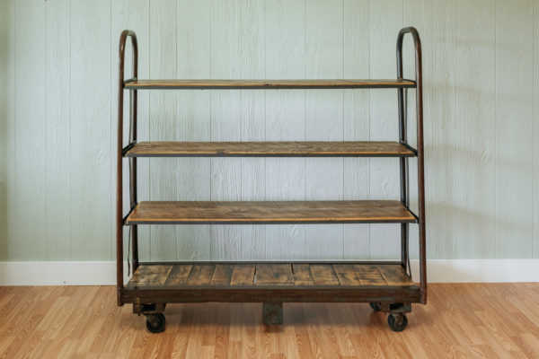 Napa East Vintage Cart With Shelves