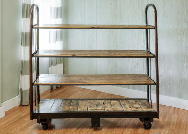 Napa East Vintage Cart With Shelves