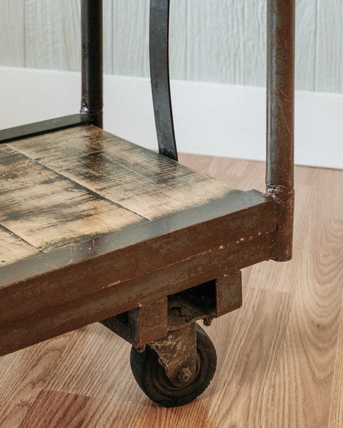 Napa East Vintage Cart With Shelves