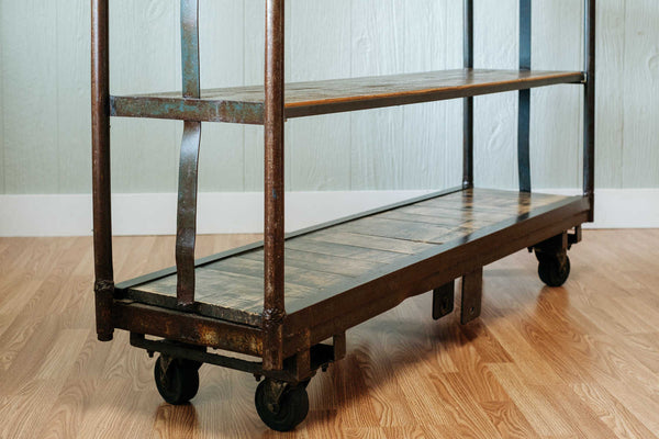 Napa East Vintage Cart With Shelves