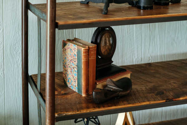 Napa East Vintage Cart With Shelves