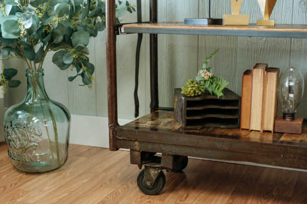 Napa East Vintage Cart With Shelves
