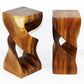 Haussmann Mini, Double Twist 4" Sq - Set of 2 | Stools & Benches | Modishstore-3