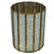 A&B Home Glass & Brass Candle Holder - Set Of 2