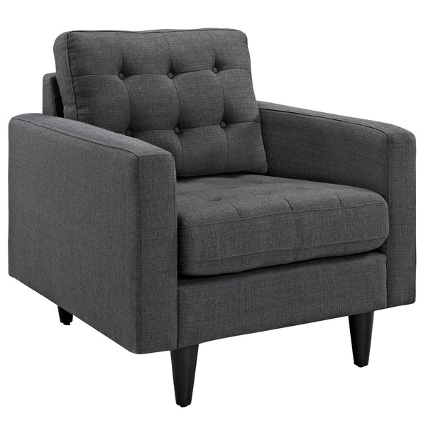 Modway Empress Upholstered Armchair | Armchairs | Modishstore-29