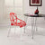 Modway Connections Dining Side Chair - Red | Dining Chairs | Modishstore