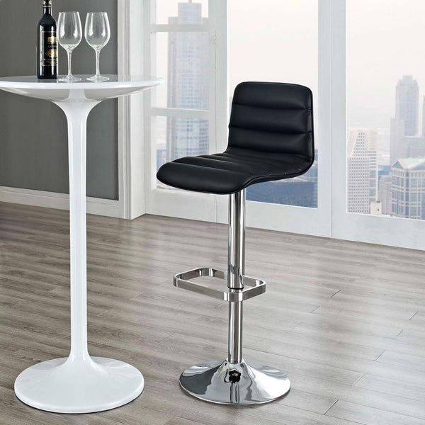 Modway Ripple Bar Stool - Black | Bar Stools | Modishstore