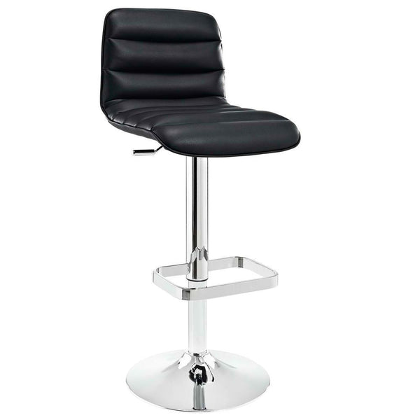 Modway Ripple Bar Stool - Black | Bar Stools | Modishstore-4