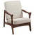 Modway Paddle Upholstered Lounge Chair - Brown | Lounge Chairs | Modishstore-2