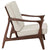 Modway Paddle Upholstered Lounge Chair - Brown | Lounge Chairs | Modishstore-3