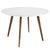 Modway Platter Round Dining Table - White | Dining Tables | Modishstore-4