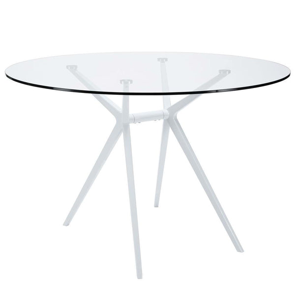 Modway Tilt Round Dining Table - White | Dining Tables | Modishstore-3