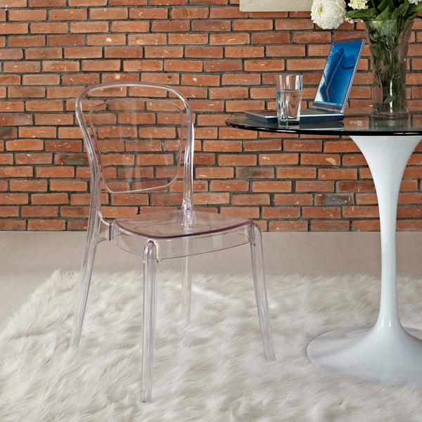 Modway Entreat Dining Side Chair - Clear | Dining Chairs | Modishstore