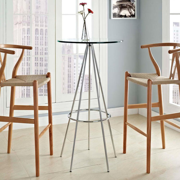 Modway Sync Bar Table - Clear | Bar Table | Modishstore