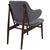 Modway Cherish Upholstered Lounge Chair - Dark Gray | Lounge Chairs | Modishstore-4