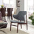 Modway Cherish Upholstered Lounge Chair - Dark Gray | Lounge Chairs | Modishstore