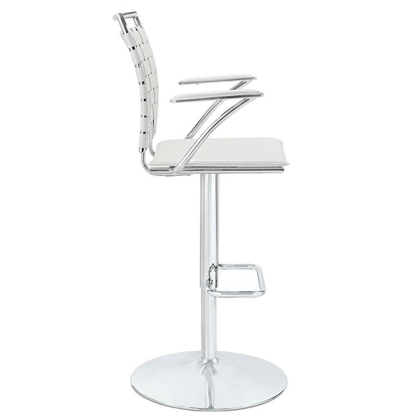 Modway Fuse Adjustable Bar Stool - White | Bar Stools | Modishstore-2