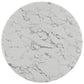 Modway Lippa 40" Round Artificial Marble Dining Table in White | Dining Tables | Modishstore-2