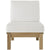 Modway Marina Armless Outdoor Patio Teak Sofa | Outdoor Chairs | Modishstore-18