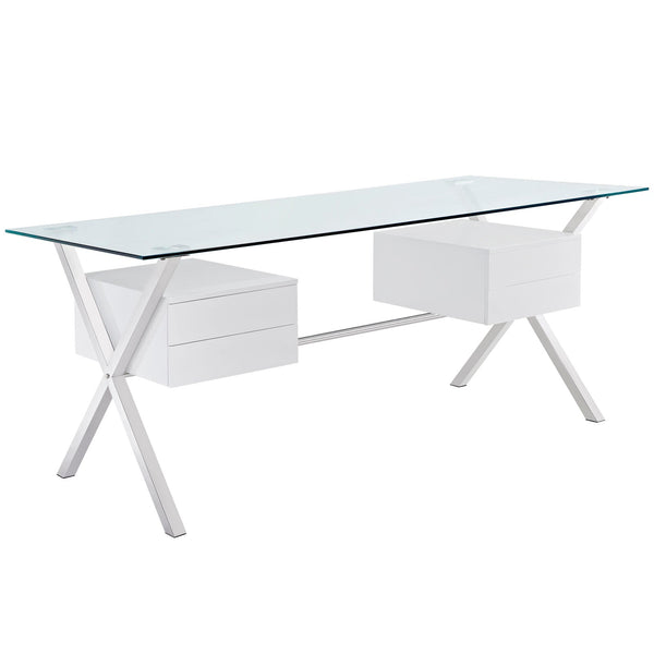 Modway Abeyance Office Desk - White | Desks | Modishstore-4