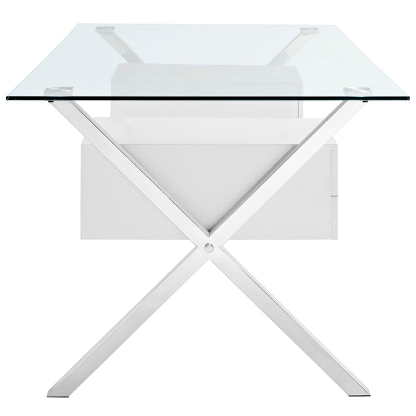 Modway Abeyance Office Desk - White | Desks | Modishstore-3