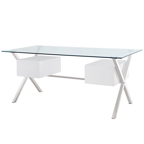 Modway Abeyance Office Desk - White | Desks | Modishstore-2