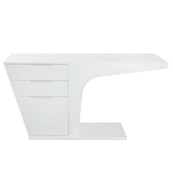 Modway Warp Office Desk - White | Desks | Modishstore-2