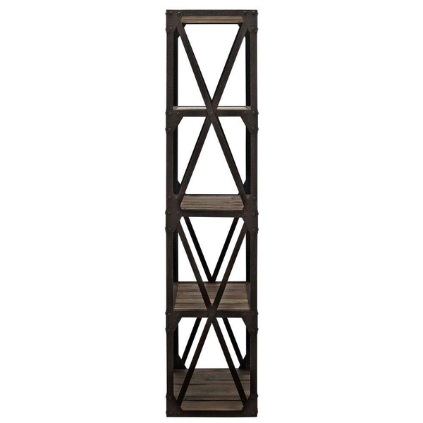 Modway Stave Bookshelf - Brown | Bookcases | Modishstore-2