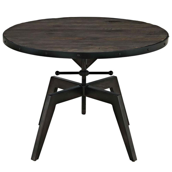 Modway Grasp Wood Top Coffee Table - Black | Coffee Tables | Modishstore-3