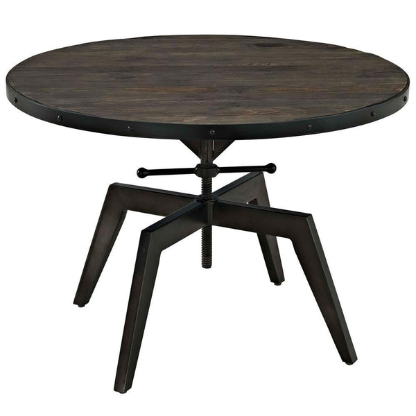 Modway Grasp Wood Top Coffee Table - Black | Coffee Tables | Modishstore-2