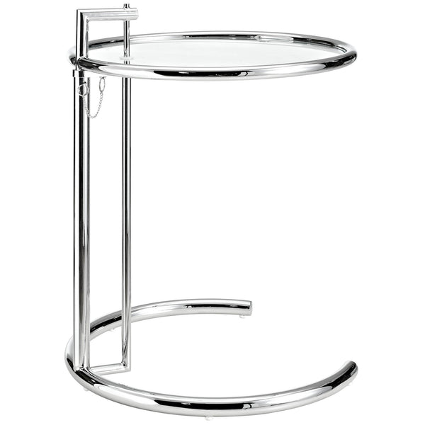 Modway Eileen Gray Side Table - Silver | Side Tables | Modishstore-5