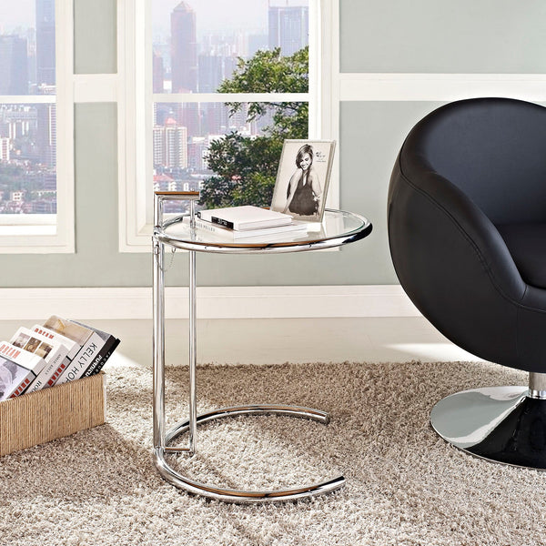 Modway Eileen Gray Side Table - Silver | Side Tables | Modishstore