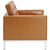 Modway Loft Armchair Loveseat and Sofa Set Leather 3 Piece Set - Tan | Sofas | Modishstore-5