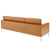 Modway Loft Armchair Loveseat and Sofa Set Leather 3 Piece Set - Tan | Sofas | Modishstore-6