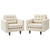 Modway Empress Armchair Upholstered - Set of 2 | Armchairs | Modishstore-33
