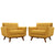 Modway Engage Armchair Wood - Set of 2 | Armchairs | Modishstore-38