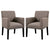 Modway Chloe Armchair - Set of 2 | Armchairs | Modishstore-7