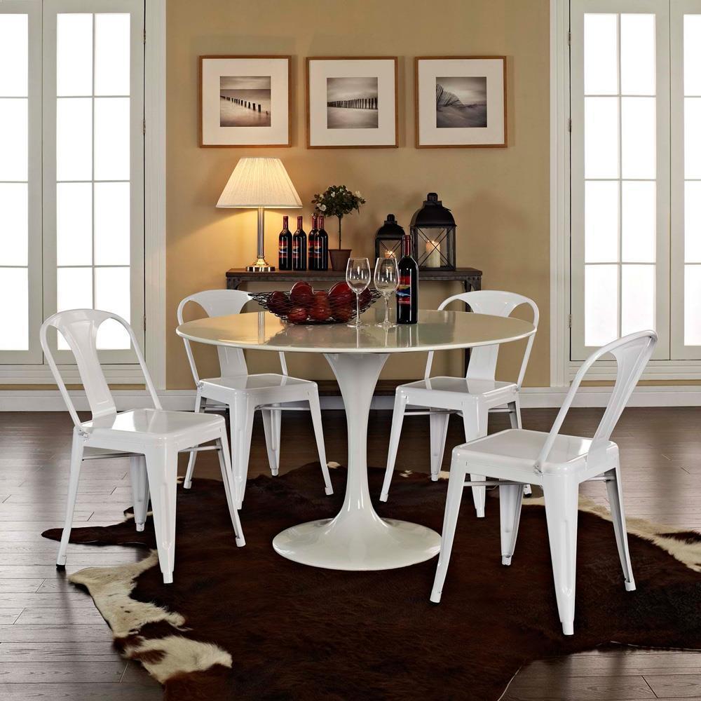 Modway Reception Dining Side Chair Set of 4 | Dining Chairs | Modishstore